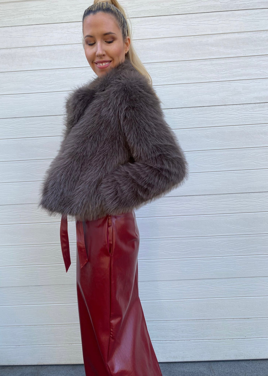 Margot faux fur - Mocha