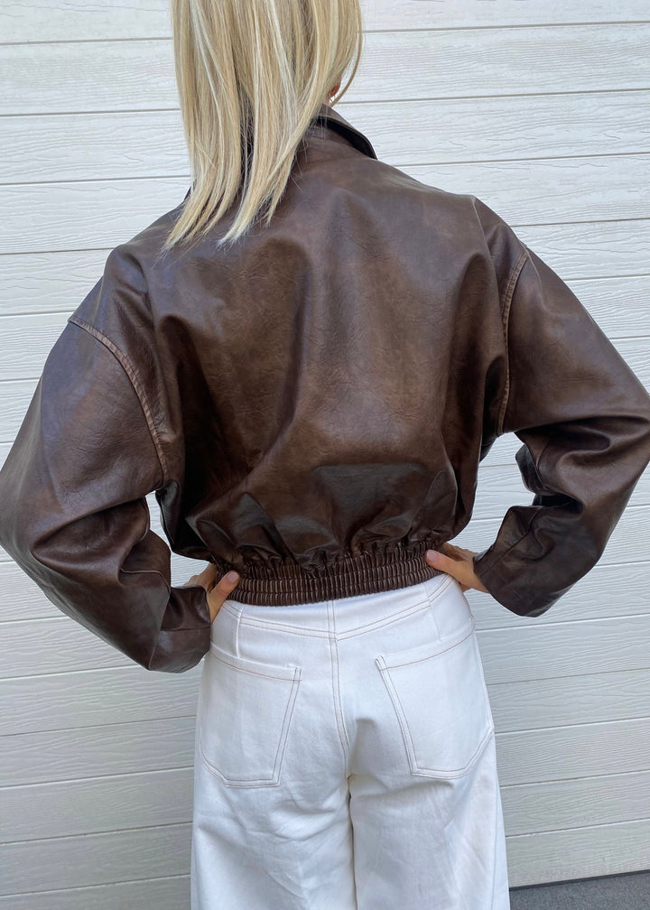 Bailey Bomber jacket - Brown
