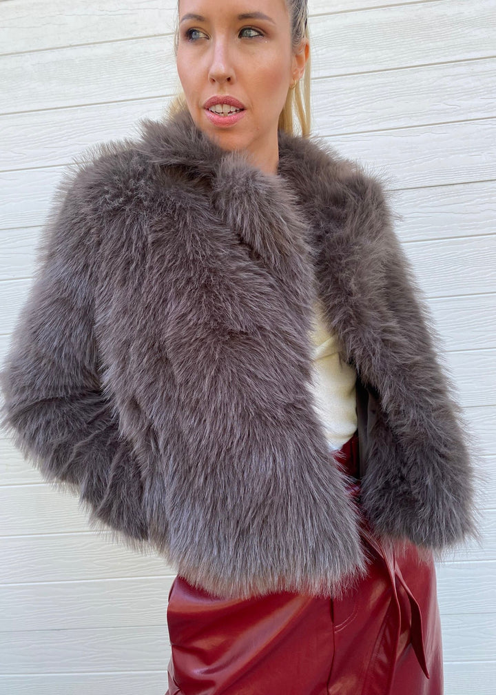 Margot faux fur - Mocha