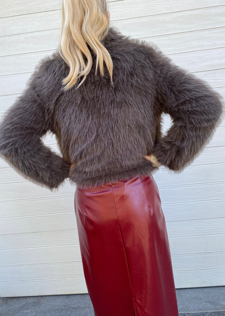 Margot faux fur - Mocha