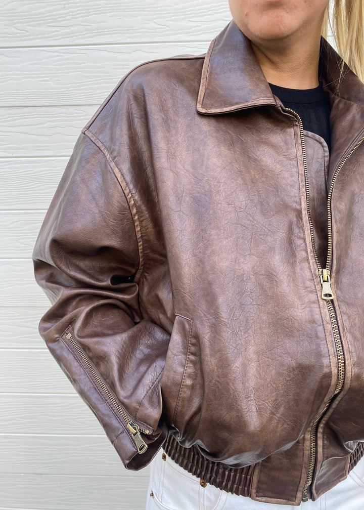 Bailey Bomber jacket - Brown
