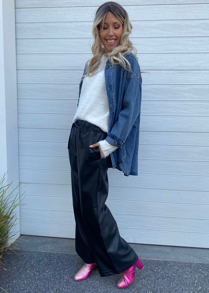 Fria Denim Shirt- Blue Denim