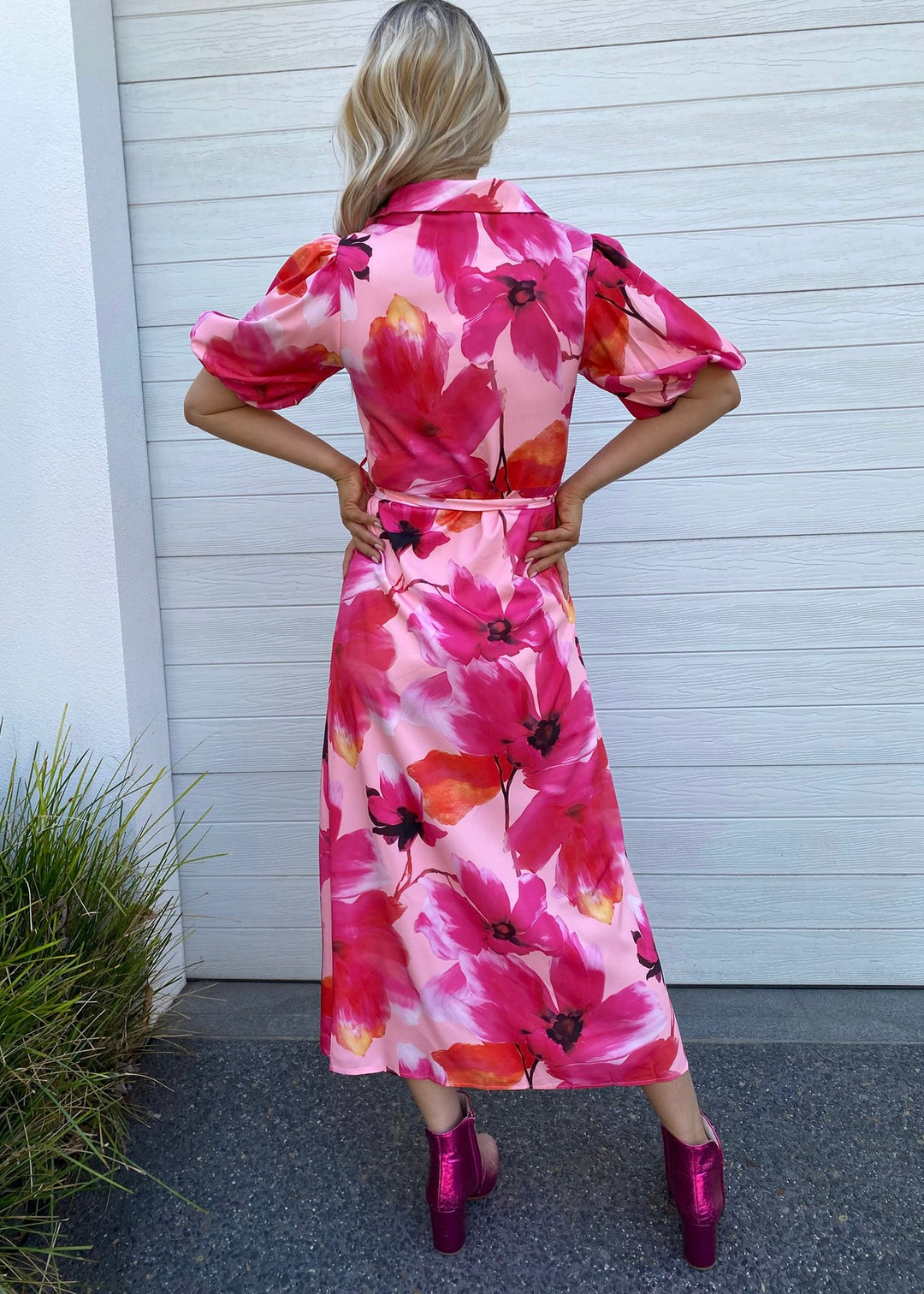 Spring Dress- Pink Floral