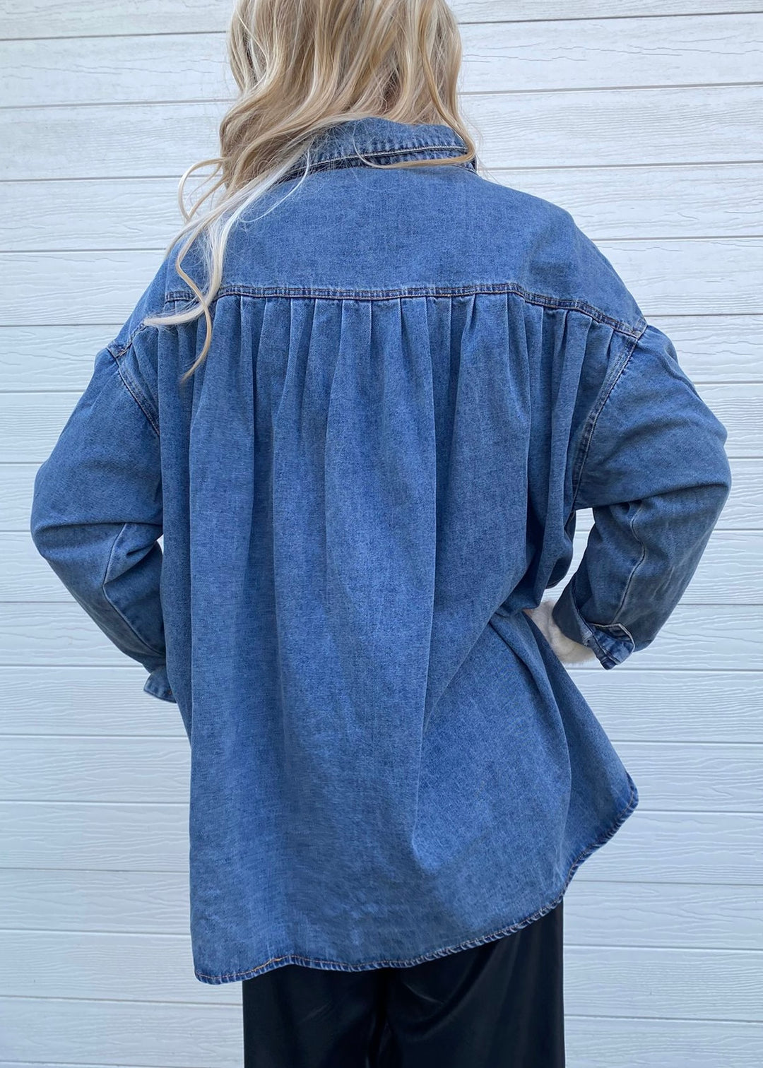 Fria Denim Shirt- Blue Denim