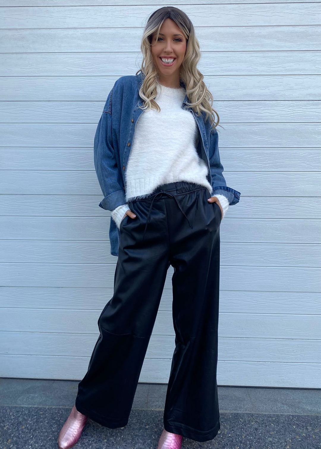 Fria Denim Shirt- Blue Denim