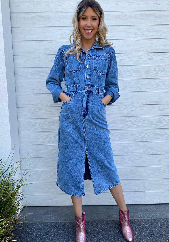 Taylor Denim Dress