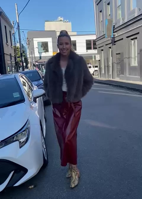 Margot faux fur - Mocha