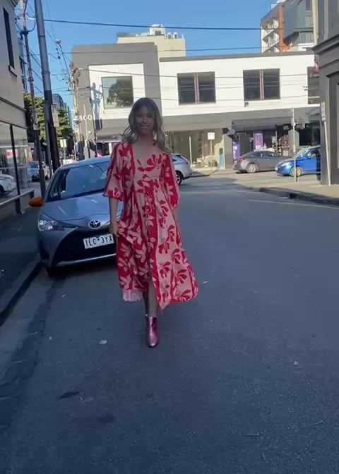 Mia Dress- Pink Floral