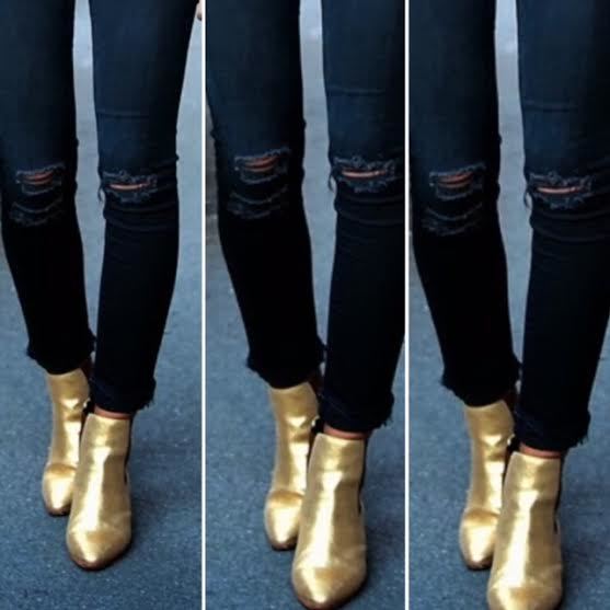 Warrior Boot - Gold-Shoes-jfahristore
