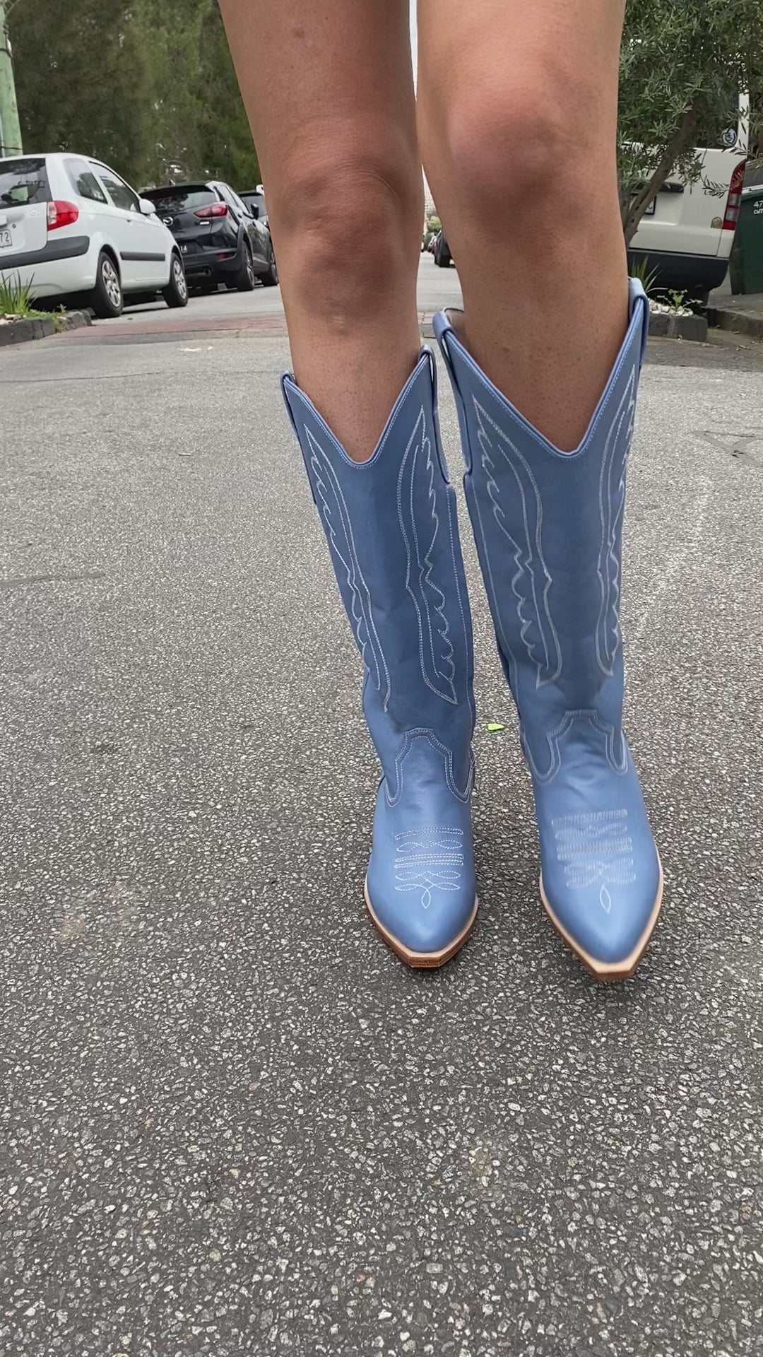 Billie Cowboy boot - Blue