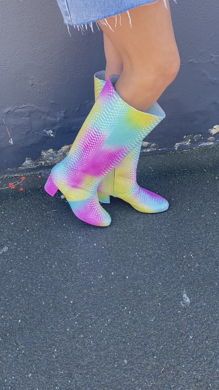 Makri boots - Rainbow