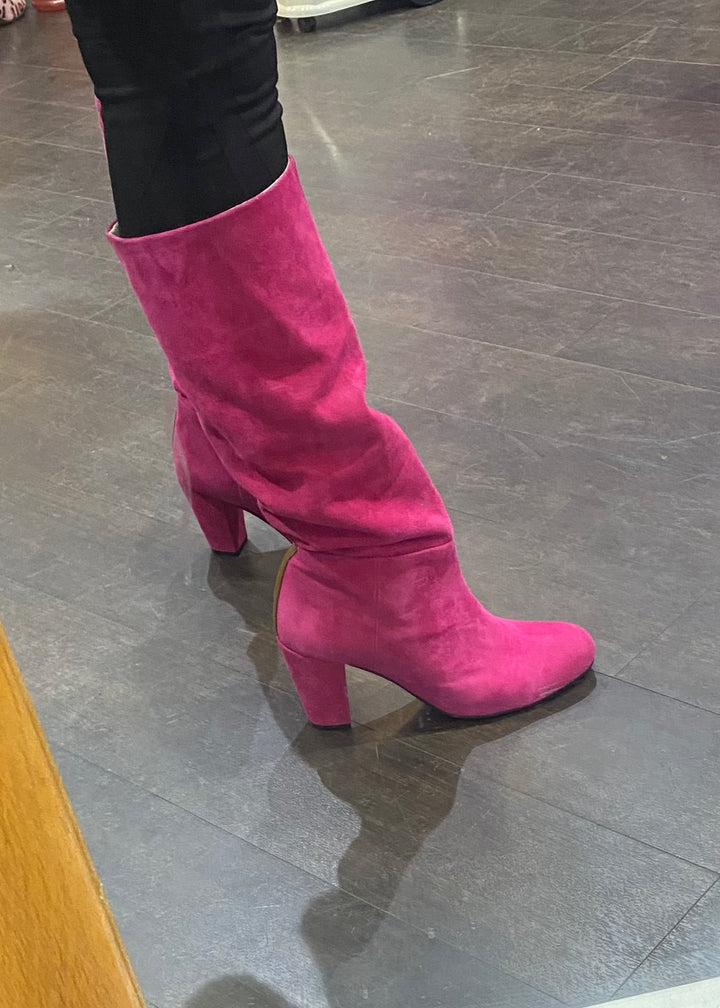 Lux suede boot - Fuschia