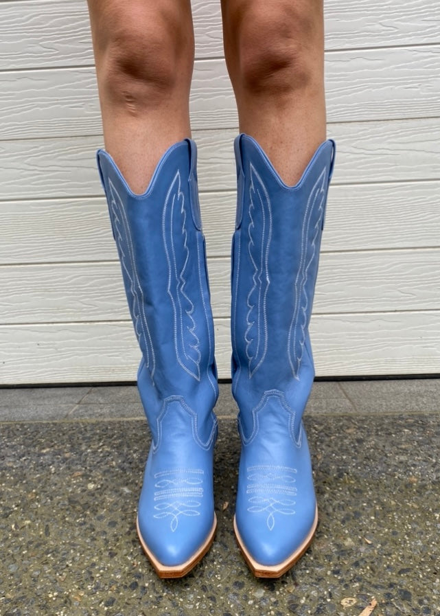 Billie Cowboy boot - Blue