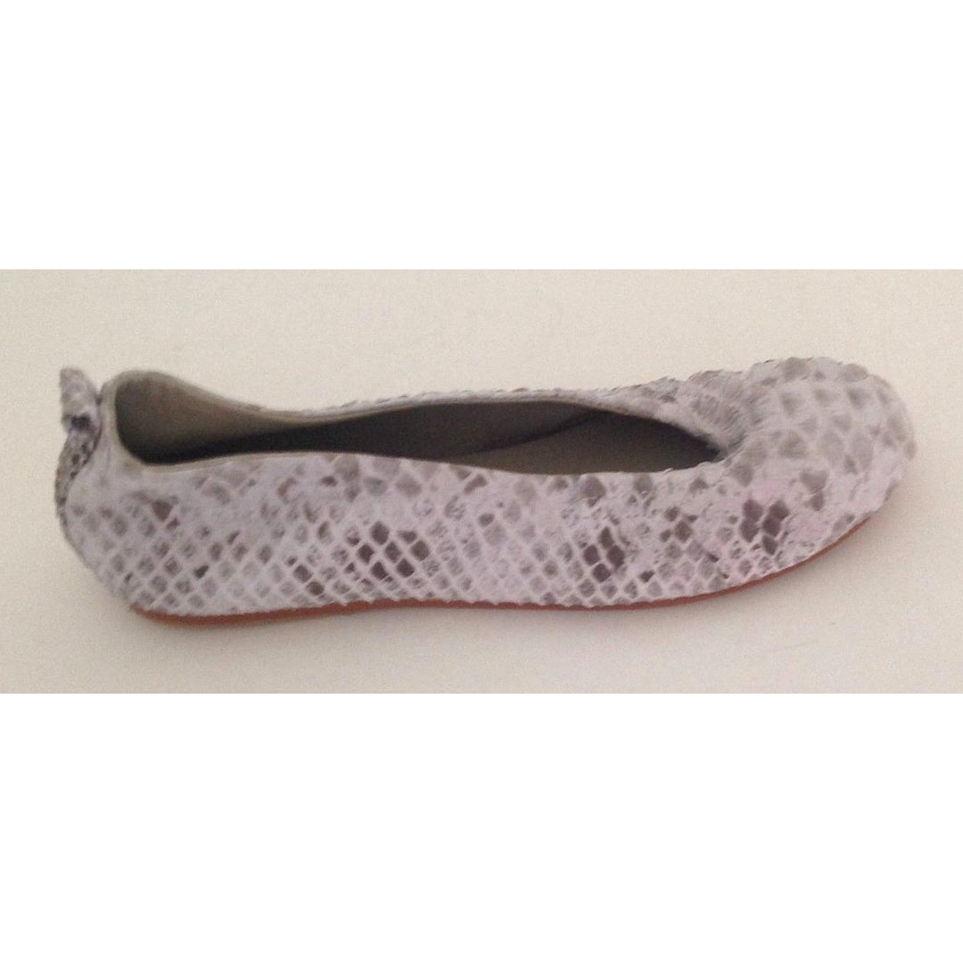 Jfahri Ballet Flats - White/Grey-Shoes-jfahristore