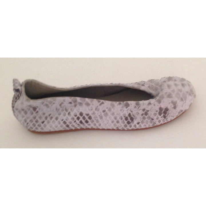 Jfahri Ballet Flats - White/Grey-Shoes-jfahristore