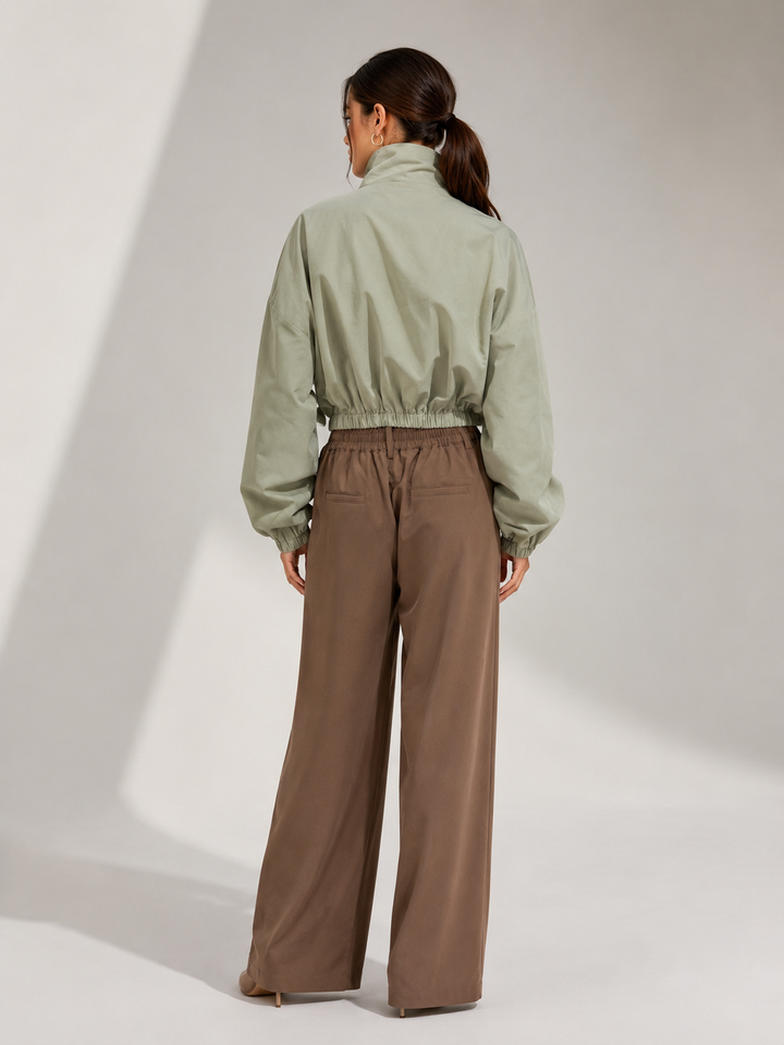 Lyocell Bomber - Sage