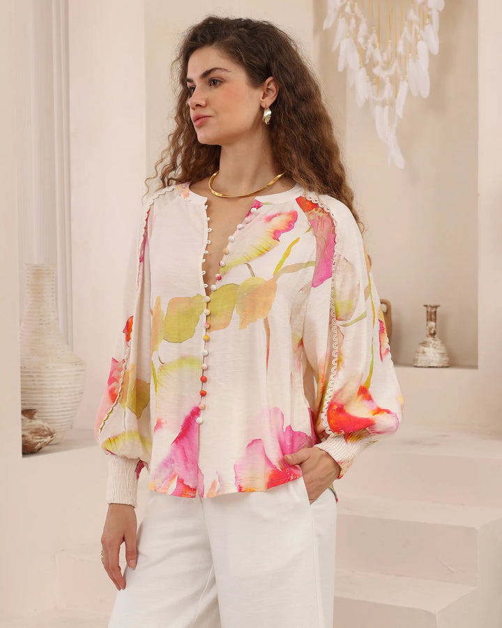 Sleeve Blouse Blossom