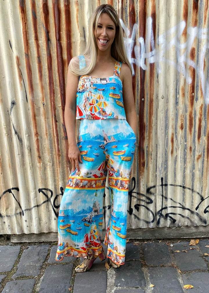 Portofino jumpsuit - Italy print