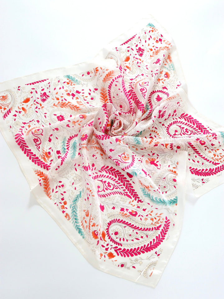 Camille Patterned Bandana Scarf