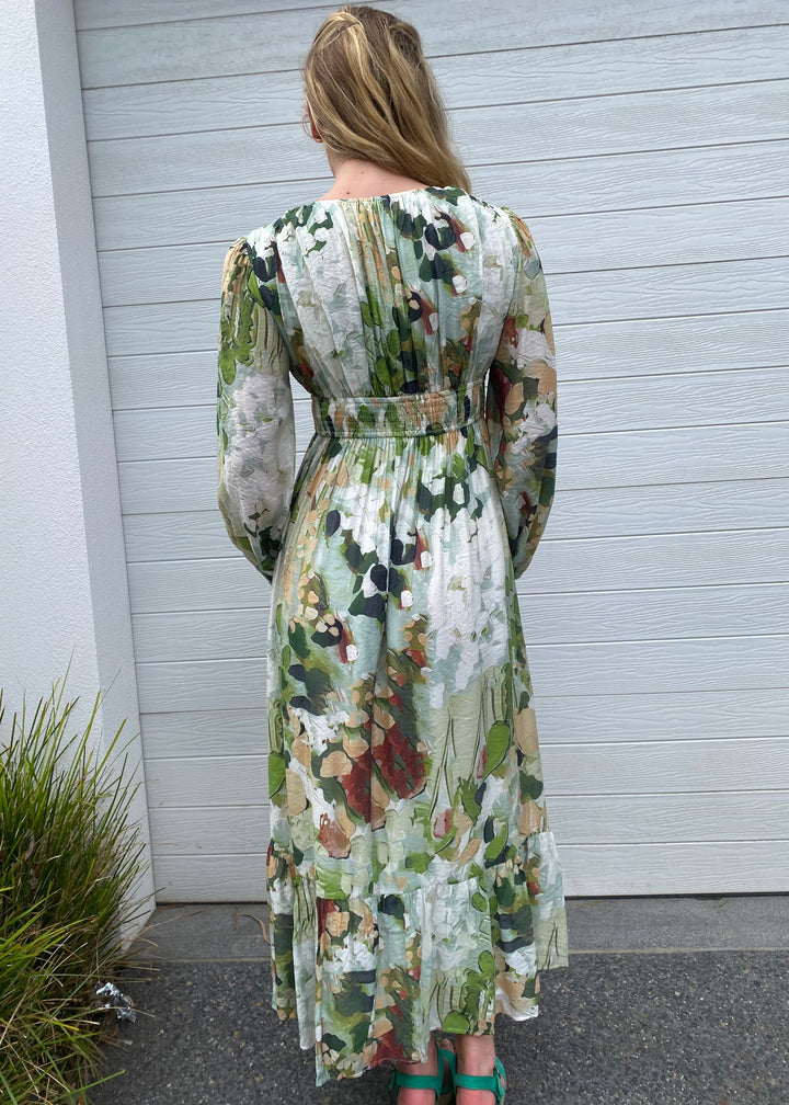 Farah dress - Green print