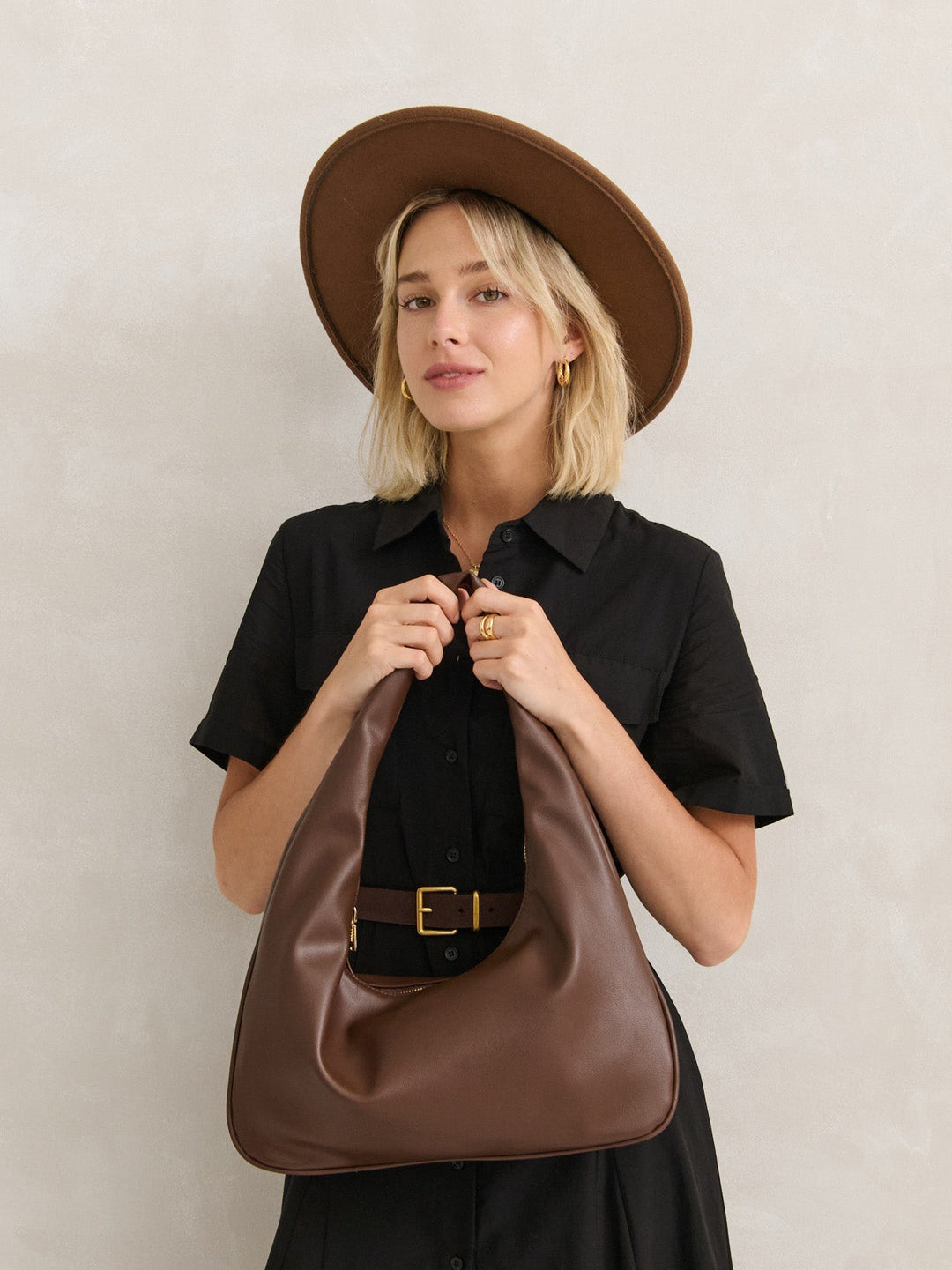 Cromwell Hobo Bag - Brown
