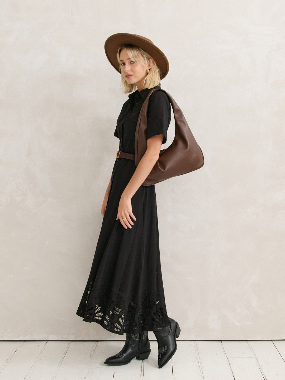 Cromwell Hobo Bag - Brown
