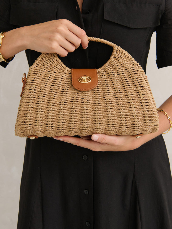 Maggie Summer Straw Bag