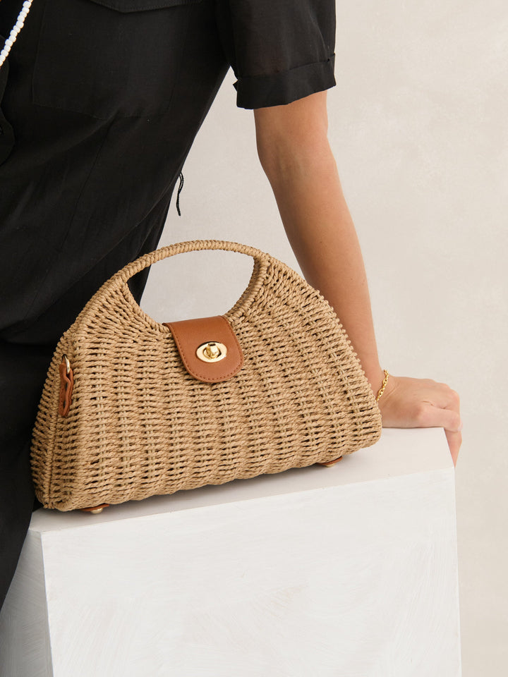 Maggie Summer Straw Bag