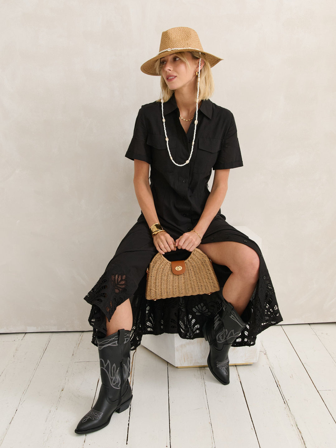 Maggie Summer Straw Bag