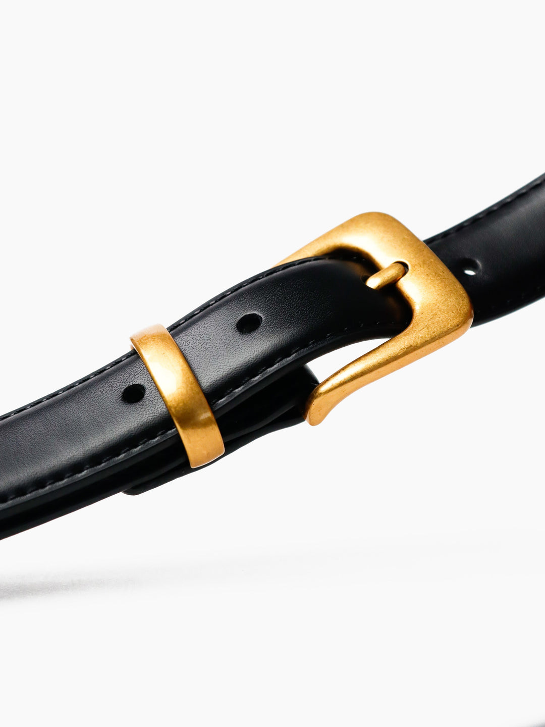 Greta Thin Everyday Belt - Black