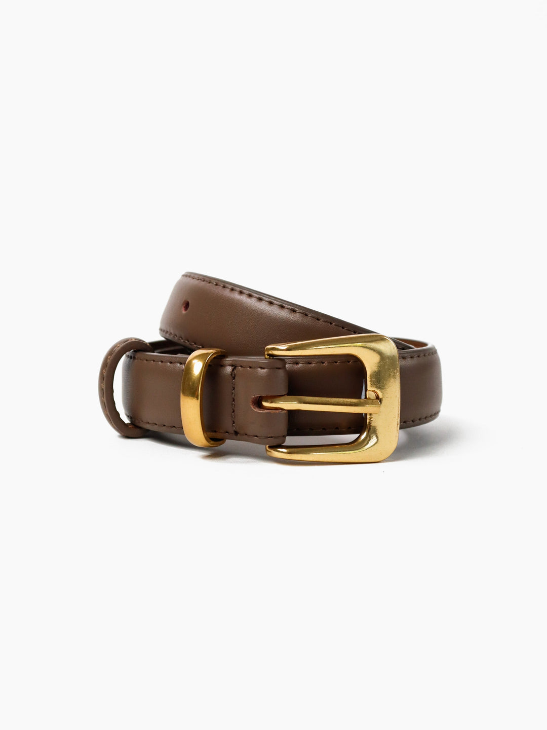 Greta Thin Everyday Belt - Taupe
