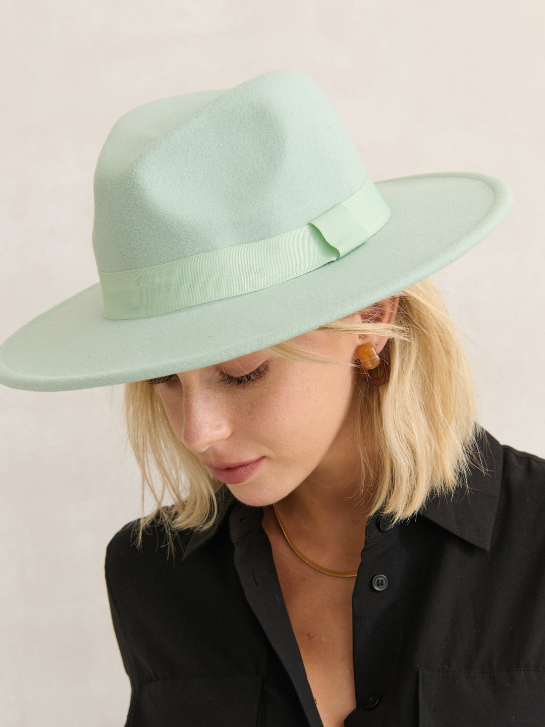 Lia Boho Fedora Felt Hat