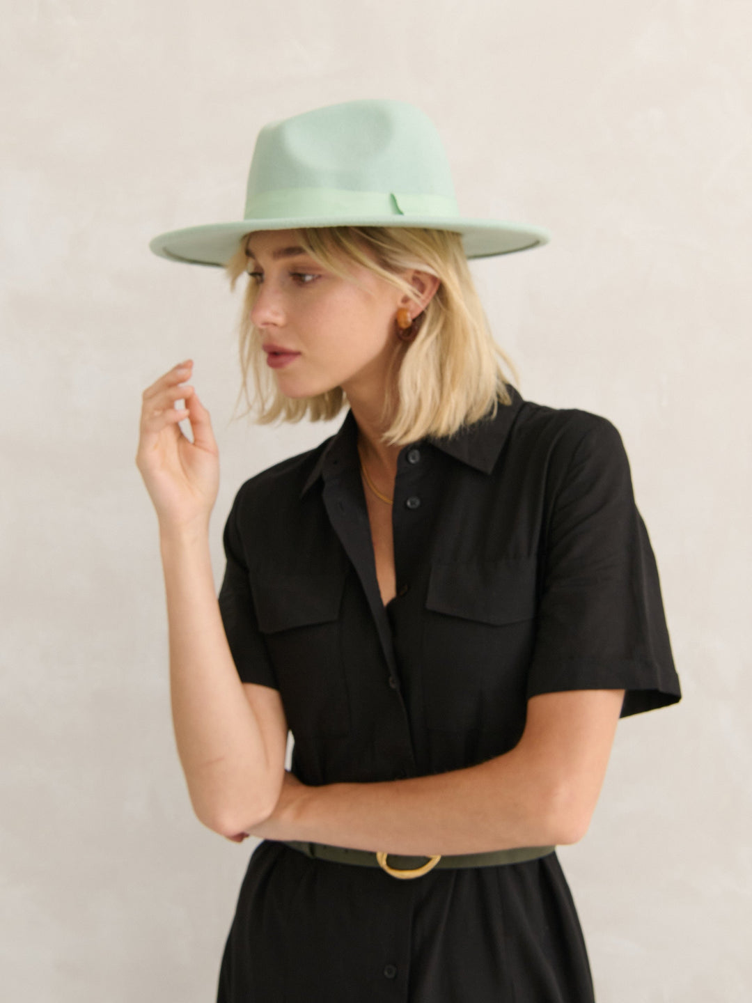 Lia Boho Fedora Felt Hat