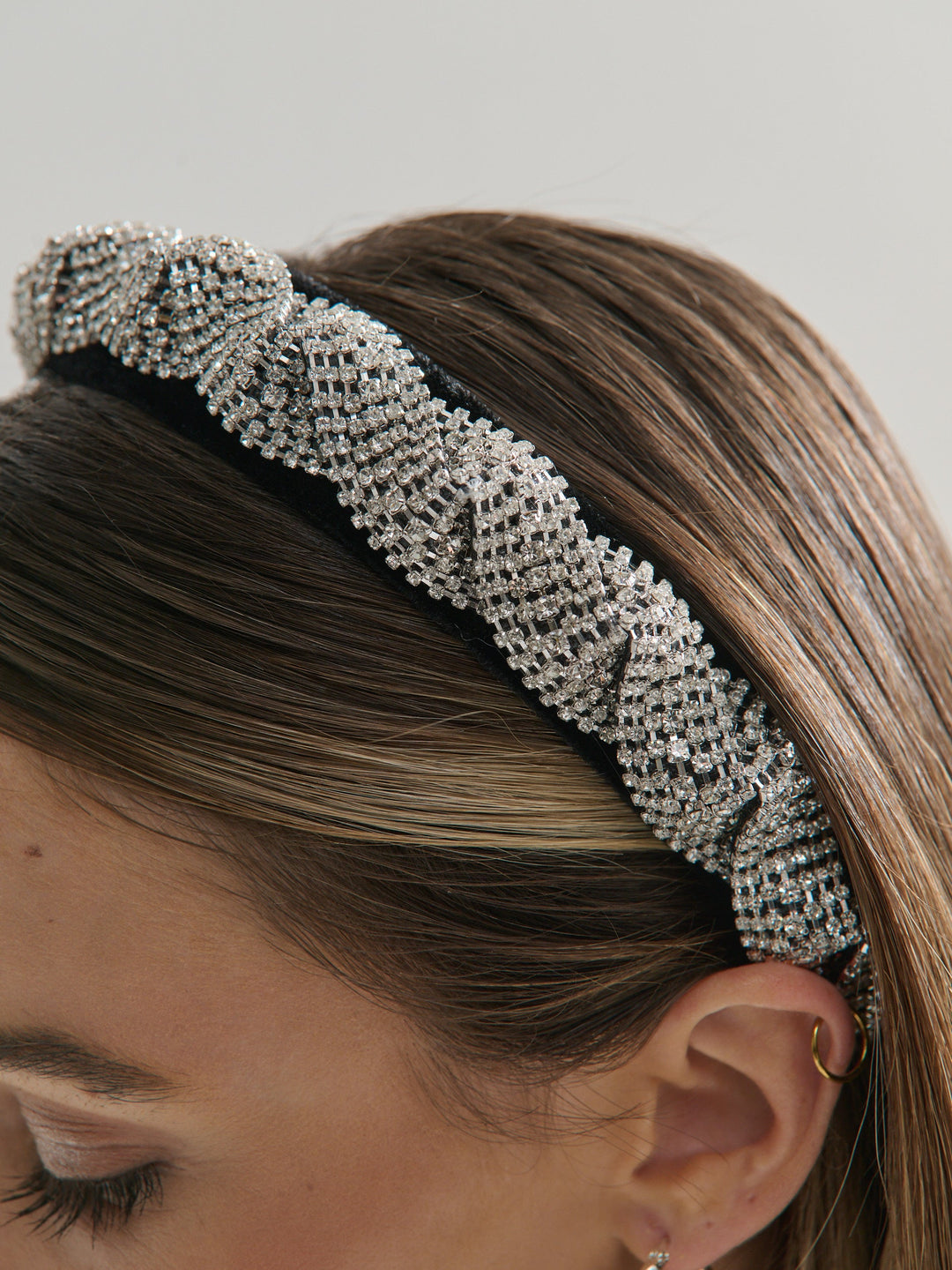 Twist Rhinestone Statement Headband