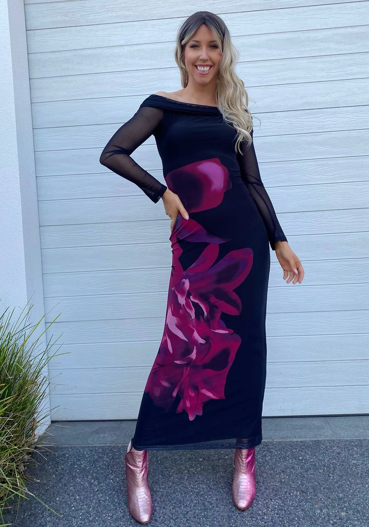 Hannah Mesh Dress