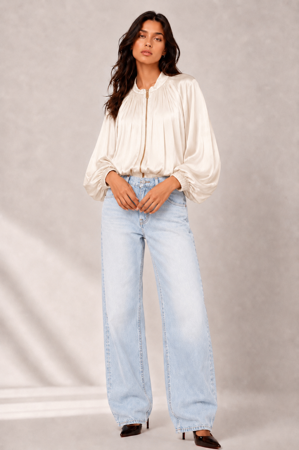 Viscose Blend Set - Ivory