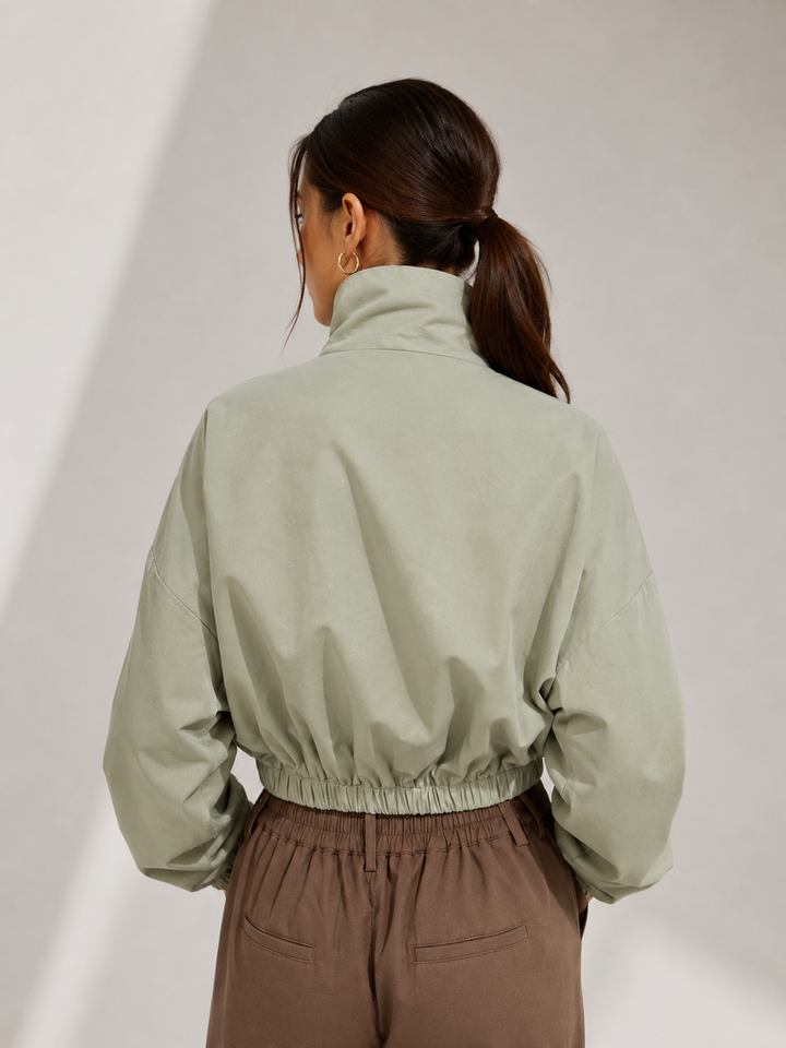 Lyocell Bomber - Sage