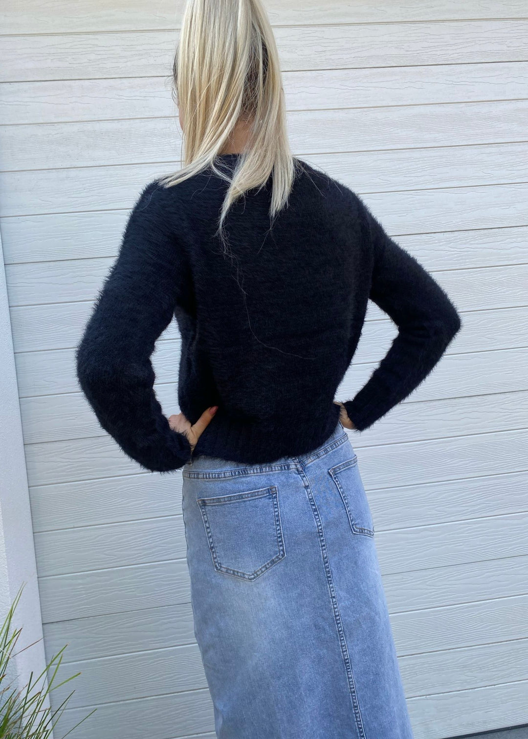 Arna fluffy- black