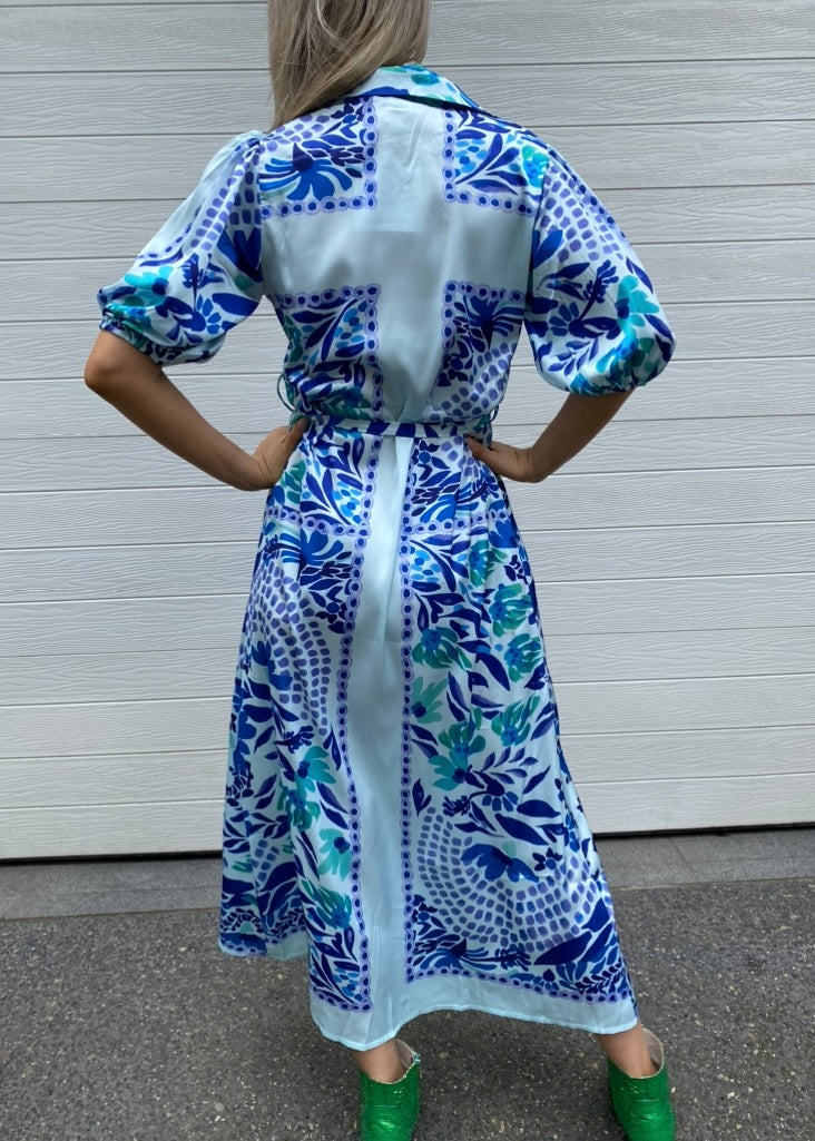 Celeste Dress - Blue Multi