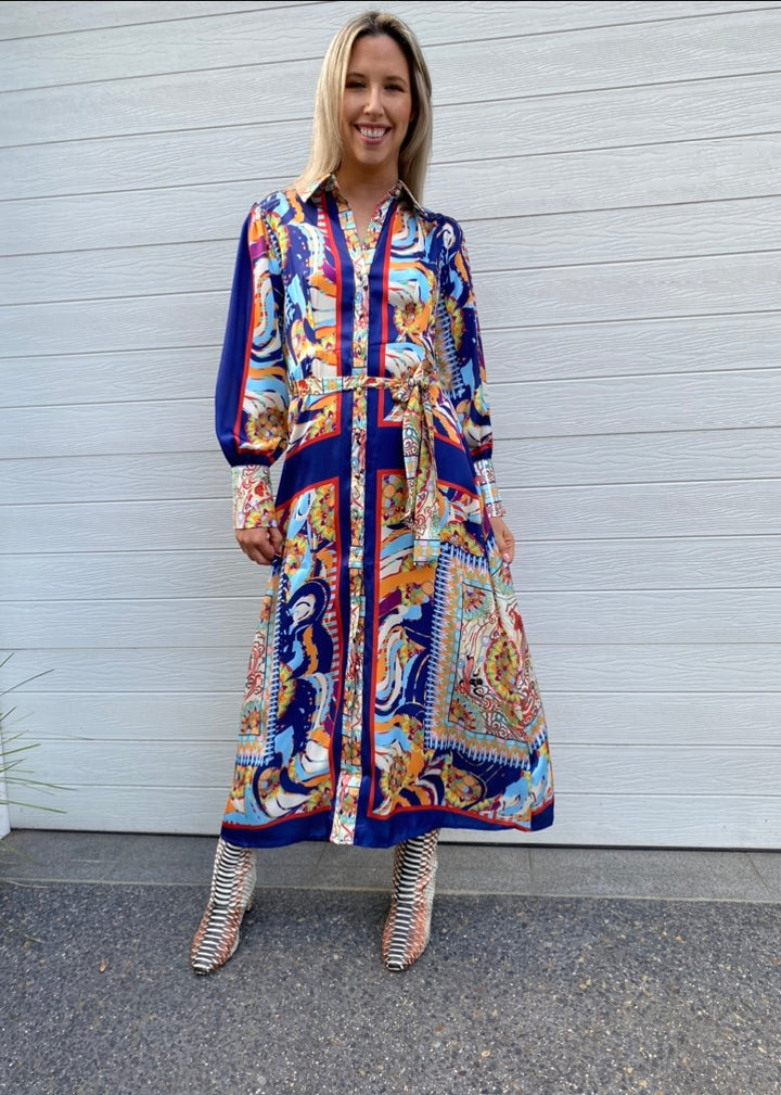 Dolce dress - Navy print