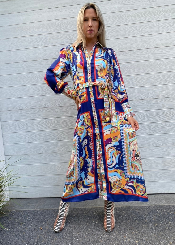 Dolce dress - Navy print