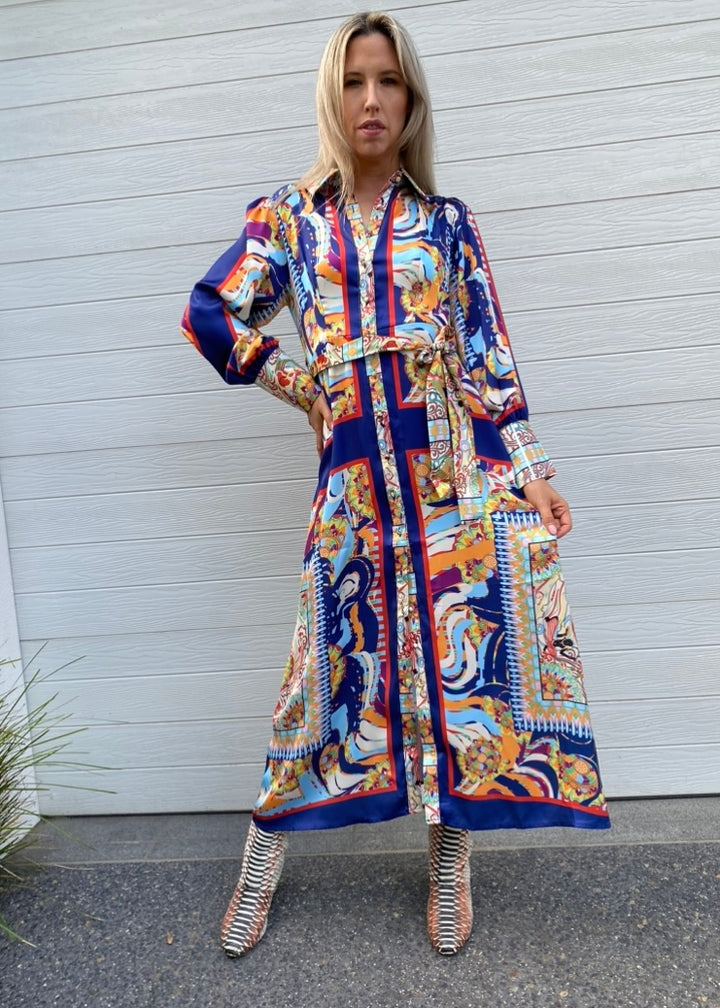Dolce dress - Navy print