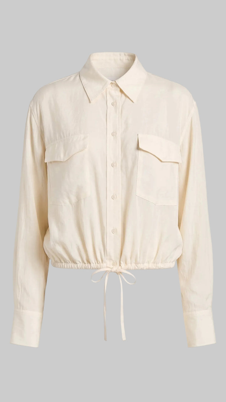 Cupro Blouse - Ivory
