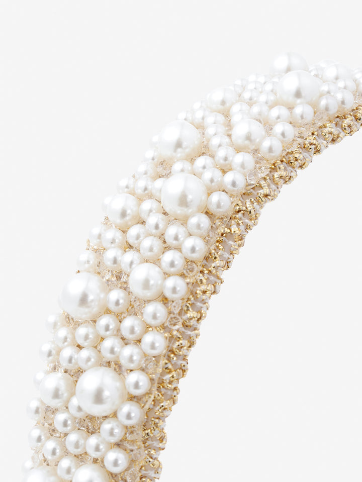 Bianca Pearl Beads Headband