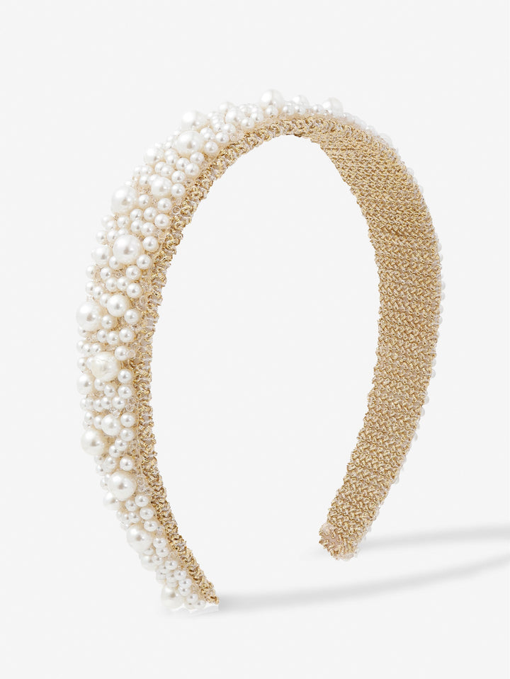 Bianca Pearl Beads Headband