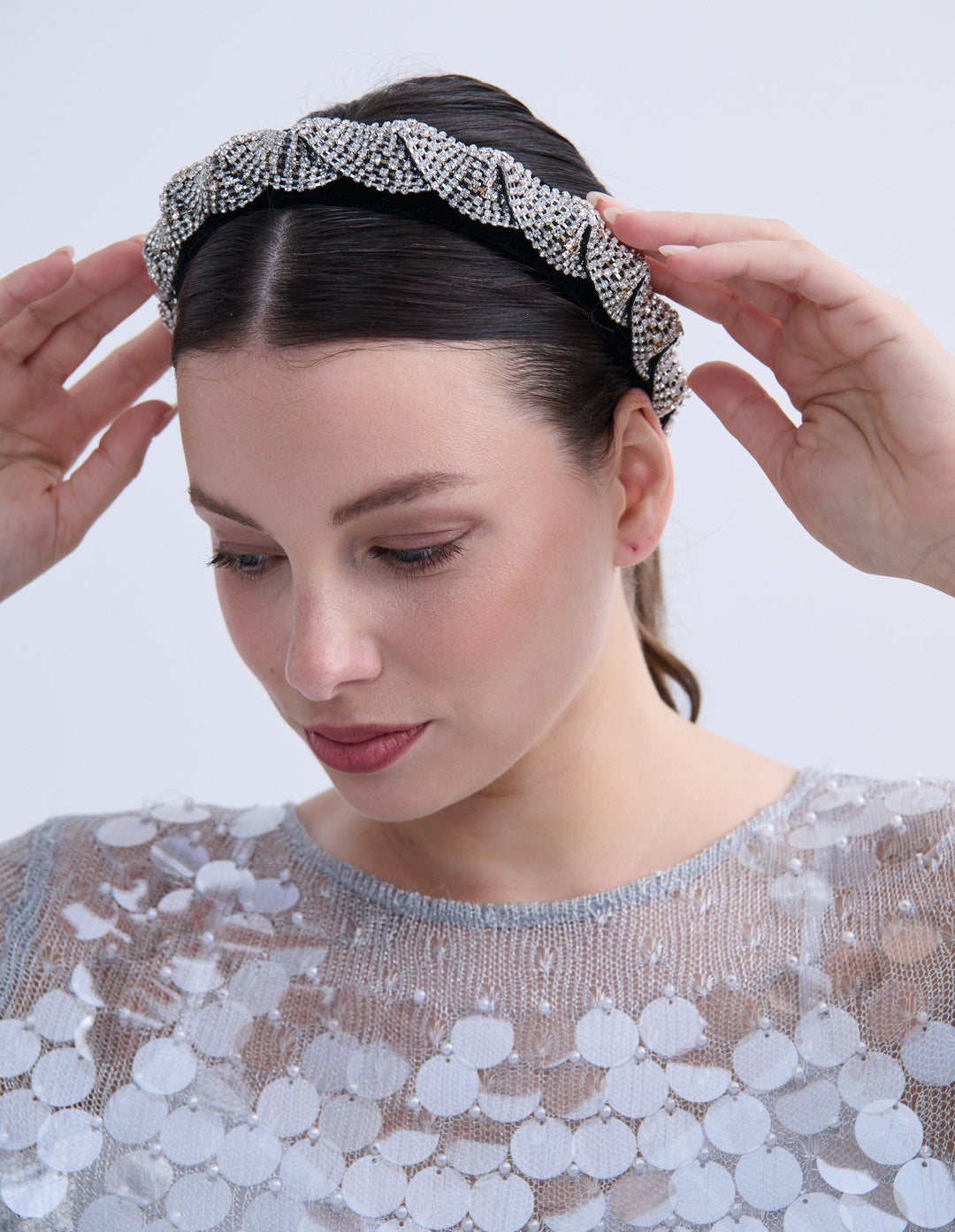 Twist Rhinestone Statement Headband