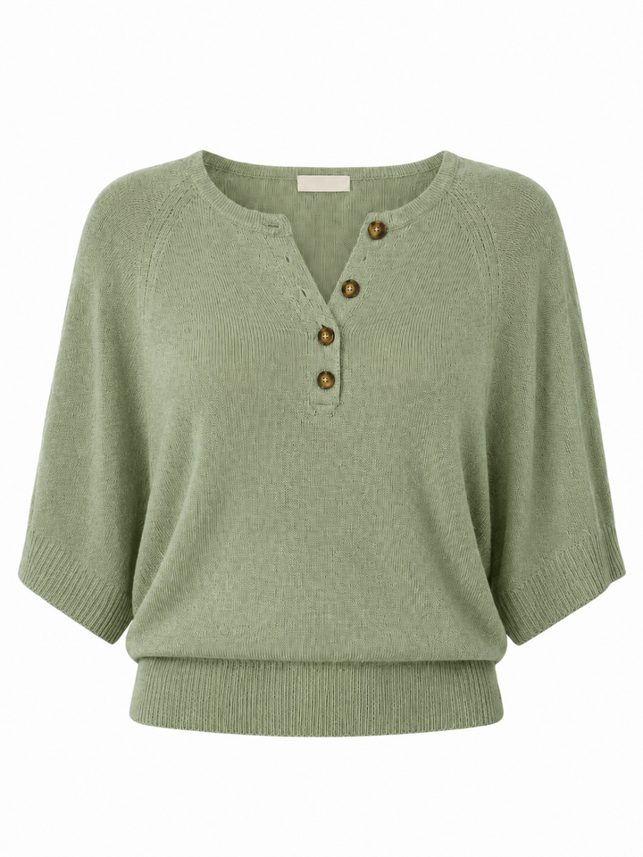 Viscose Knit Top - Pistachio Green
