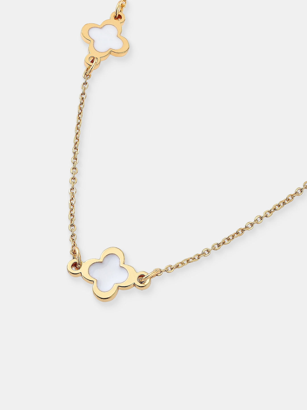 Clover Plated Necklace