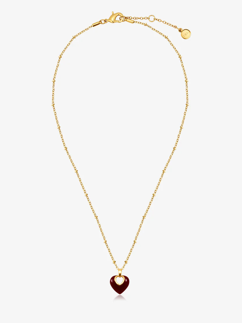 Jules Heart 18K Gold Plated Necklace