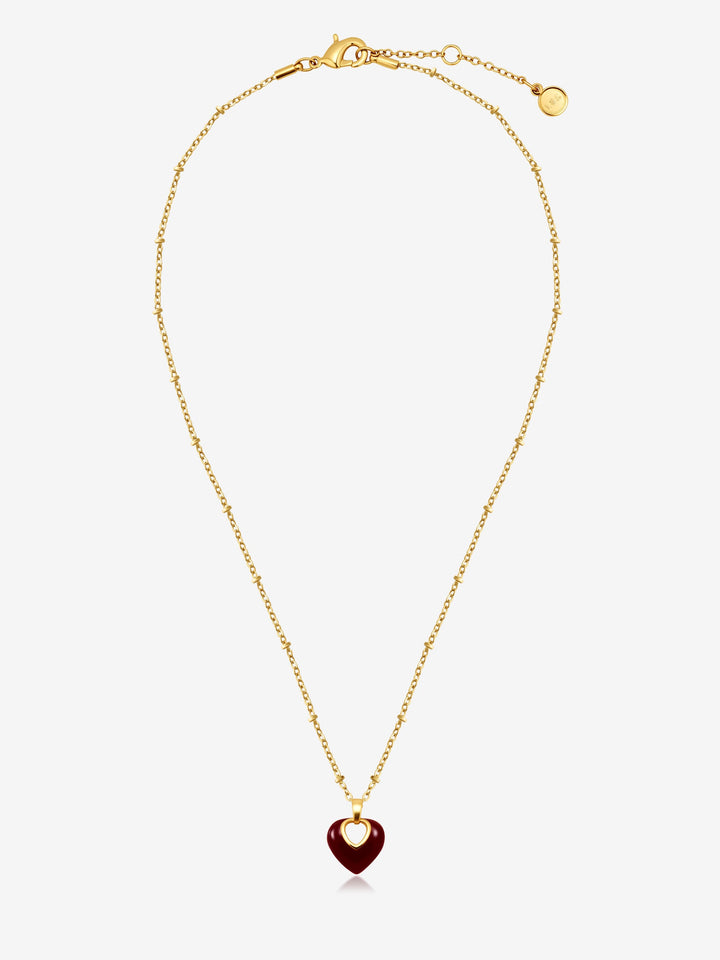 Jules Heart 18K Gold Plated Necklace